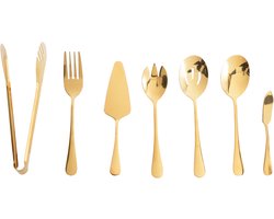 BELIANI ZITI - Bestekset 7-delig - Goud - RVS