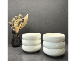 Belicia porseleinen soepkommen, set van 6