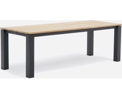 Belito Luuk Diningtafel 240 cm - Teak - Aluminium Onderstel