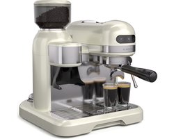 Bella Café espressomachine | vintage | maalwerk | 19 bar | melkschuim | 2 kopjes | 1550 W