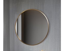 Bella Mirror - Badkamerspiegel - Spiegel Rond - 100 cm - Met gouden frame