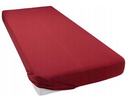 Bellana Hoeslaken 180-200x200 cm - Rood Katoen