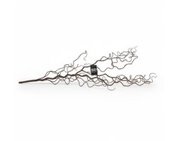 Bellatio Design Hazelaar kunsttakken - met 3 stelen - 85 cm - decoratie takken voor bloemstukken