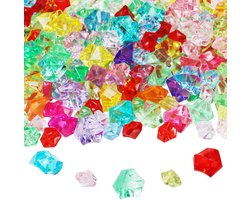 Belle Vous 300 Stuks Acryl Ijskristallen - Diverse Kleuren - Nep-Diamanten Verspreide Edelsteen voor Bruiloften, Tafeldecoraties, Vaasvulling, Feestartikelen - Plastic Juwelen voor Kunst en Handwerk
