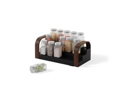 BELLWOOD 3-TIER SPICE SHELF BLK/WAL