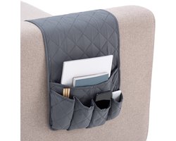 Belmarti bankorganizer 89 x 33 cm - 5 vakken - grijs