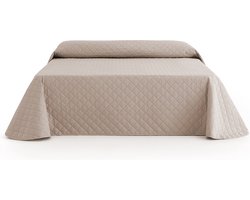 Belmarti® Bedsprei Duo 200x270cm - Linnen – Omkeerbare premium sprei van 100% gerecycled polyester – Comfortabel, stijlvol en wasbaar