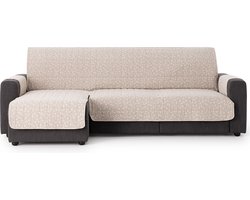 Belmarti® Hoekbank beschermhoes Pure - 220cm breed - Linnen - Hoes voor een chaise longue bank met het relaxgedeelte links - van hoogwaardig katoen
