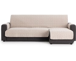 Belmarti® Hoekbank beschermhoes Pure - 220cm breed - Linnen - Hoes voor een chaise longue bank met het relaxgedeelte rechts - van hoogwaardig katoen