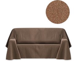 Belmarti® Plaid Banes 240x270cm Bruin - Multifunctione plaids - Blijft uitstekend liggen op je bank - Premium kwaliteit uit Europa