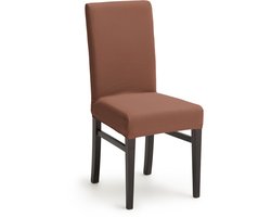 Belmarti® Stoelhoes Anza Bruin (per 2 stuks) voor eetkamerstoelen met hoge rugleuning