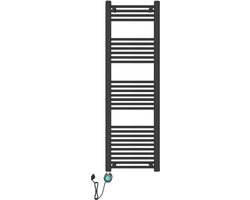 BELRAD Badkamer radiator elektrisch 1800x550mm - Mat zwart - 900W - 220V
