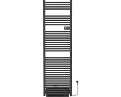 BELRAD elektrische handdoekradiator met blower – Smart WiFi – digitale thermostaat – 2000W – 1840x540 mm – mat zwart