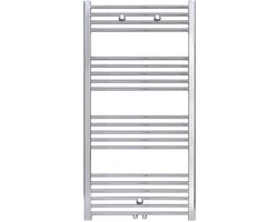 Belrad Handdoekradiator Middenaansluiting 1200x500mm 376 Watt Chroom