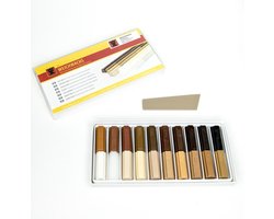 Beltraco - Set meubel-reparatiewas - houtkleuren serie 720 - incl. spatel