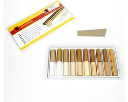 Beltraco - Set meubel-reparatiewas - lichte houtkleuren serie 73a - incl. spatel