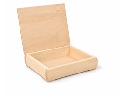 BEN Buik kistje groot - 24,5 x 19,5 x 6cm - kistje met klepdeksel