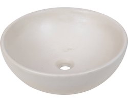Ben Elina Ronde Waskom - Ø 40 cm - Beige - Wastafel - Opbouw