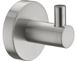 Ben Rundo handdoekhaakje Ø 5,3x5,1cm geborsteld nikkel