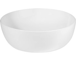 Ben Sierra Ronde Waskom - Ø 40.5x14 cm - Keramiek - Wit - Wastafel - Opbouw