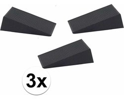 Ben Tools Deurstopper - 6x1,6x7 Cm - 3 Stuks - Rubber