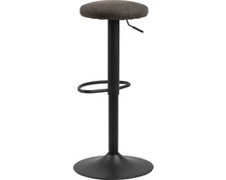 Bendt Barkruk 'Inger' (zithoogte 62-82cm), kleur Antraciet