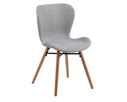 Bendt Eetkamerstoel 'Olle', kleur Lichtgrijs