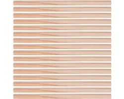 BENECREAT 16 stuks houten sierlijsten, 40,1 x 20,5 cm onafgewerkte 3D decoratieve houten sierlijsten houten sierlijsten voor wandkasten, deuren en ramen