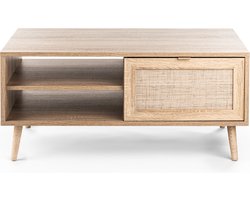 Benjamin salontafel MDF naturel 100x60 cm
