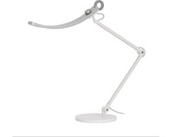 BenQ - e-Reading Lamp - LED - 3000K-5700K - Dimbaar - Leeslampje voor Boek - Zilverwit - 18W
