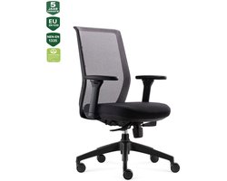 BENS 837-Ergo-4 - Grijze Ergonomische Bureaustoel - Bureaustoel voor volwassenen - Kantoorstoel - Ergo Mechaniek - GREENGUARD GOLD - NEN-EN1335 & ARBO normen