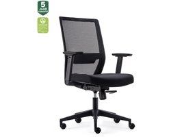 BENS 851-Eco-2 - Ergonomische Bureaustoel - Bureaustoelen voor volwassenen - Verstelbare lendensteun - GREENGUARD GOLD - Voldoet aan ARBO normen