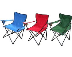 Benson camping stoelen - vouwstoel met leuning - kampeer - max. 110 kg