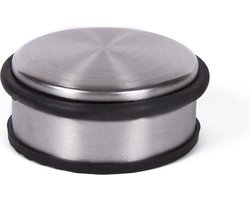 Benson Deurstopper - 10x10 Cm - Rubber, Rvs