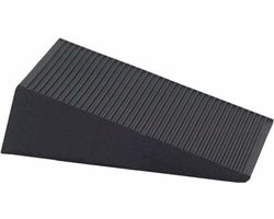 Benson Flexibele deurstopper - rubber - zwart - 16 mm - per stuk