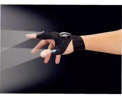 Benson Handschoen met LED-verlichting - Lichtgewicht - Universeel - 19 gram - Inclusief batterijen
