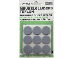 Benson Meubelvilt - 18 delig - stoelpoten - kunststof - grijs - meubelbeschermers