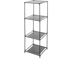 Benson Opbergrek 3 laags - metaal en kunststof - 34 x 98 cm - voor opbergmanden van 29 Liter
