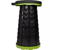 Benson Opvouwbare draagbare kruk - ABS kunststof - Groen - Verstelbare hoogte 6-46 cm - Compact en lichtgewicht