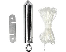 Benson Schietlood - 80 gram - 5 meter touw - Nauwkeurige verticale metingen - Duurzaam ontwerp