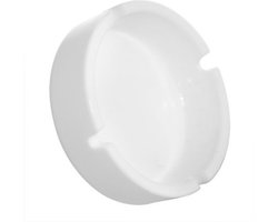 Benson Witte Porselein Asbak - Doorsnede 10 cm