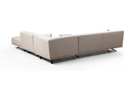 Bentley Hoekbank | BEUKENHOUT / SPAANPLAAT | Beige - Asir Group - Zitmeubelen - Beige - Hout; Polyester - Zitmeubelen -