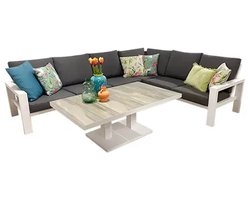 Benton Lounge diningset - Wit