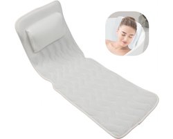 Benvia – Badkussen voor Hele Lichaam – Comfortabel Liggen in Bad – 3D Ademend Mesh & Antislip