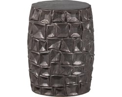 BePureHome Bombay Bijzettafel - Keramiek - Bruin - 45x34x34
