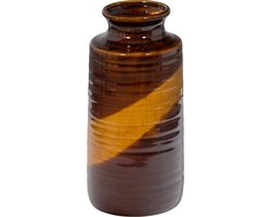 BePureHome Decennia Vaas - Keramiek - Curry - 30x14x14
