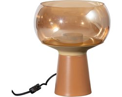 BePureHome Mushroom Tafellamp - Glas - Syrup - 28x24x24