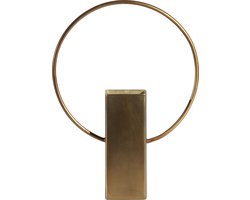 BePureHome Ring Vaas - Metaal - Antique Brass - 25x18x5
