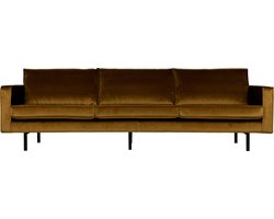 BePureHome Rodeo Bank 3-Zits - Velvet - Honing Geel - 85x277x86