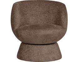 BePureHome Shuffle Draaifauteuil - Polyester - Zwart - 72x73x71